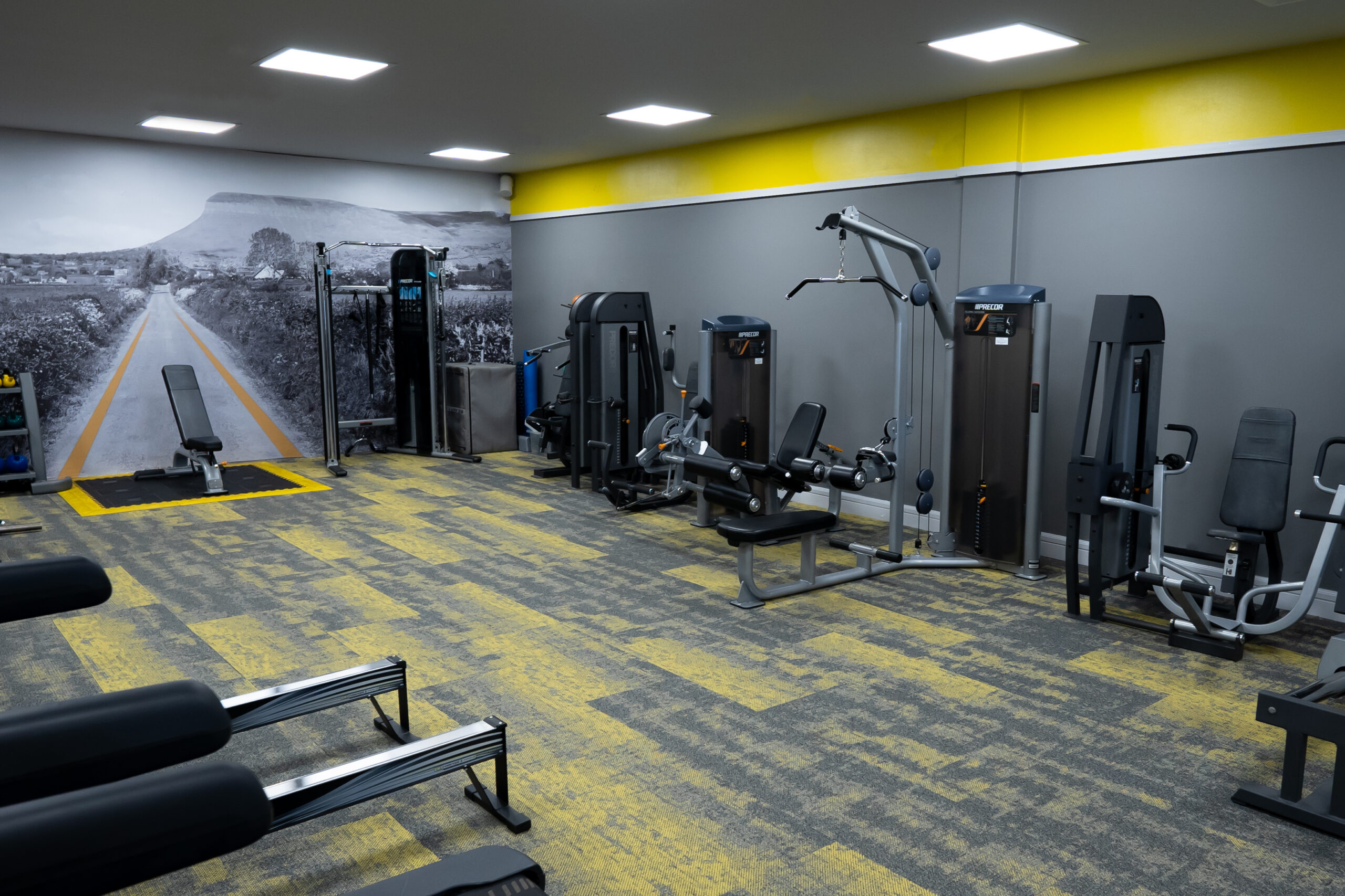 Fully equipped air-conditioned gym at Radisson Blu Hotel & Spa Sligo