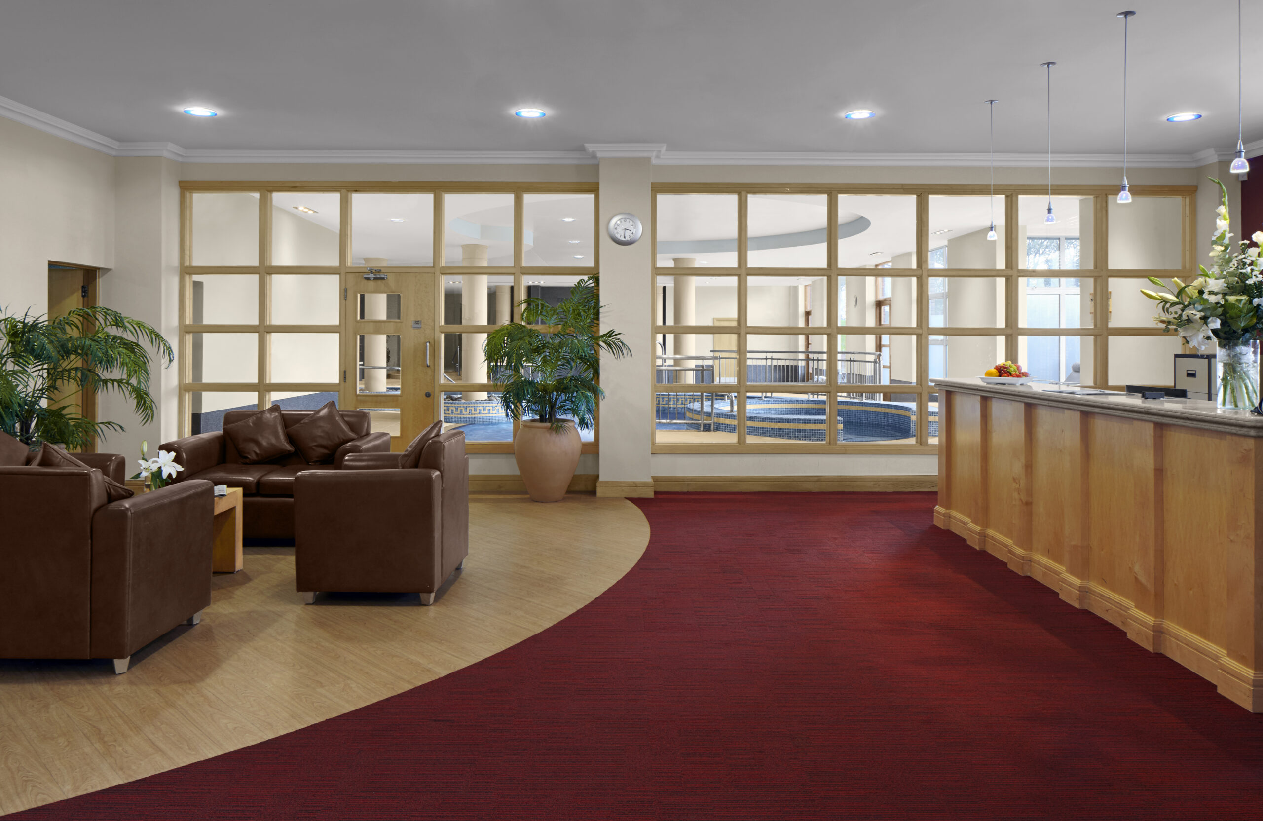 Fitness Club reception area at Radisson Blu Hotel & Spa Sligo